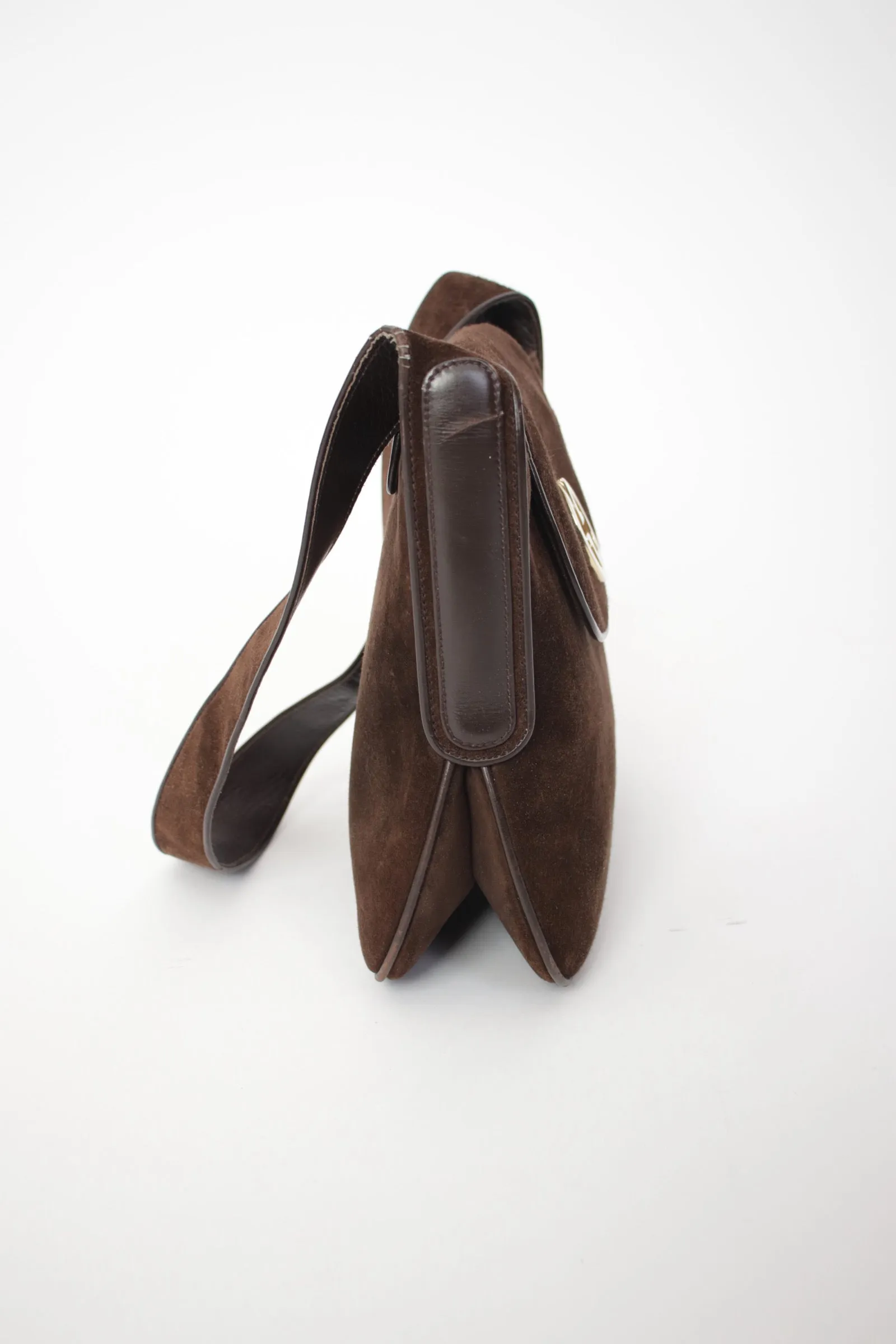 1980s Gucci Suede Shoulder Bag*