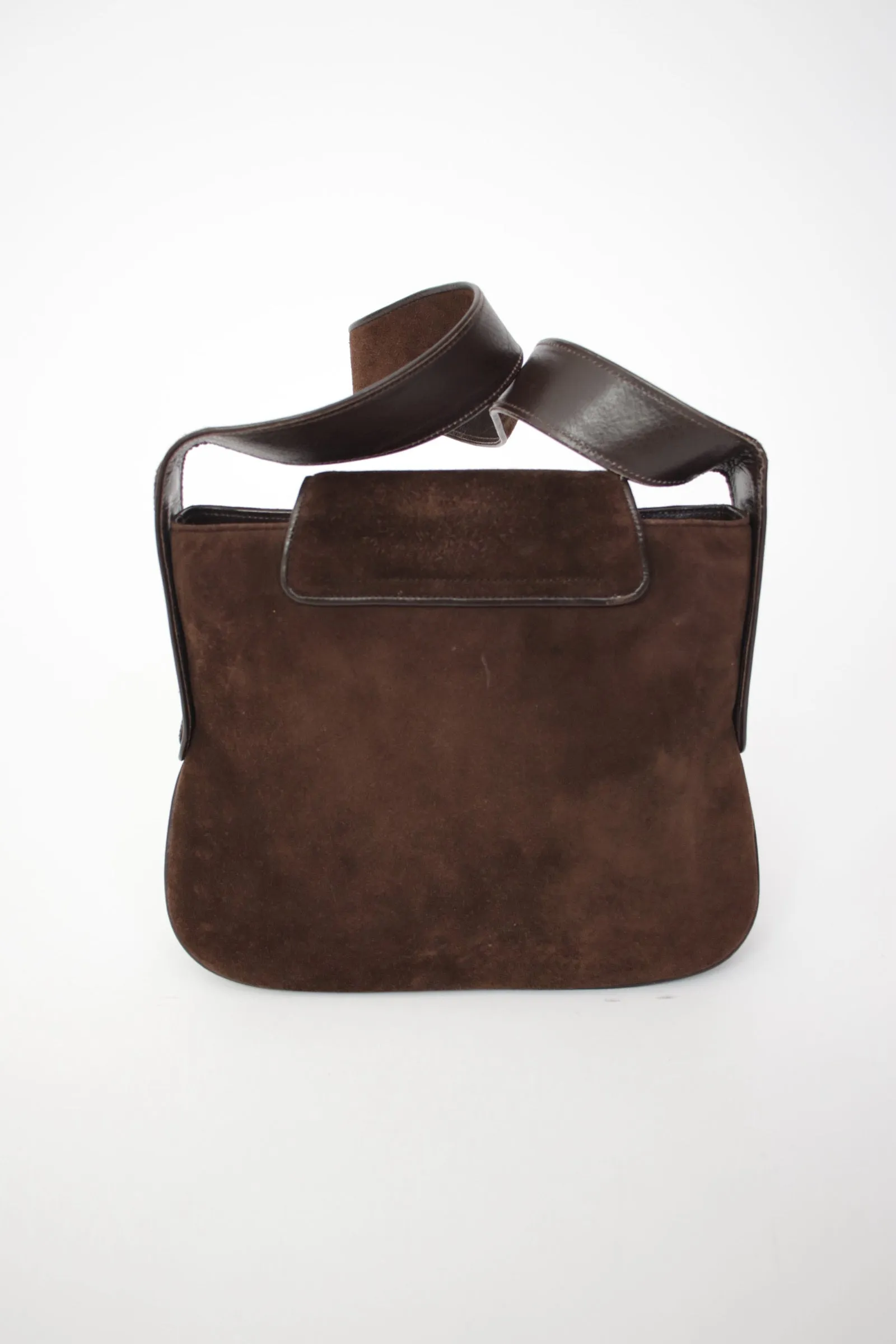 1980s Gucci Suede Shoulder Bag*