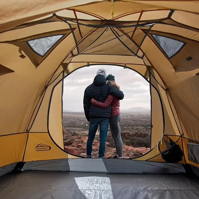 2-3 Person Tent Backpacking Tent, Waterproof Windproof 4 Season Tent for Camping, Easy Setup Two Person Tent for Backpacking, Hiking, Hunting, Motor Cycling & Biking