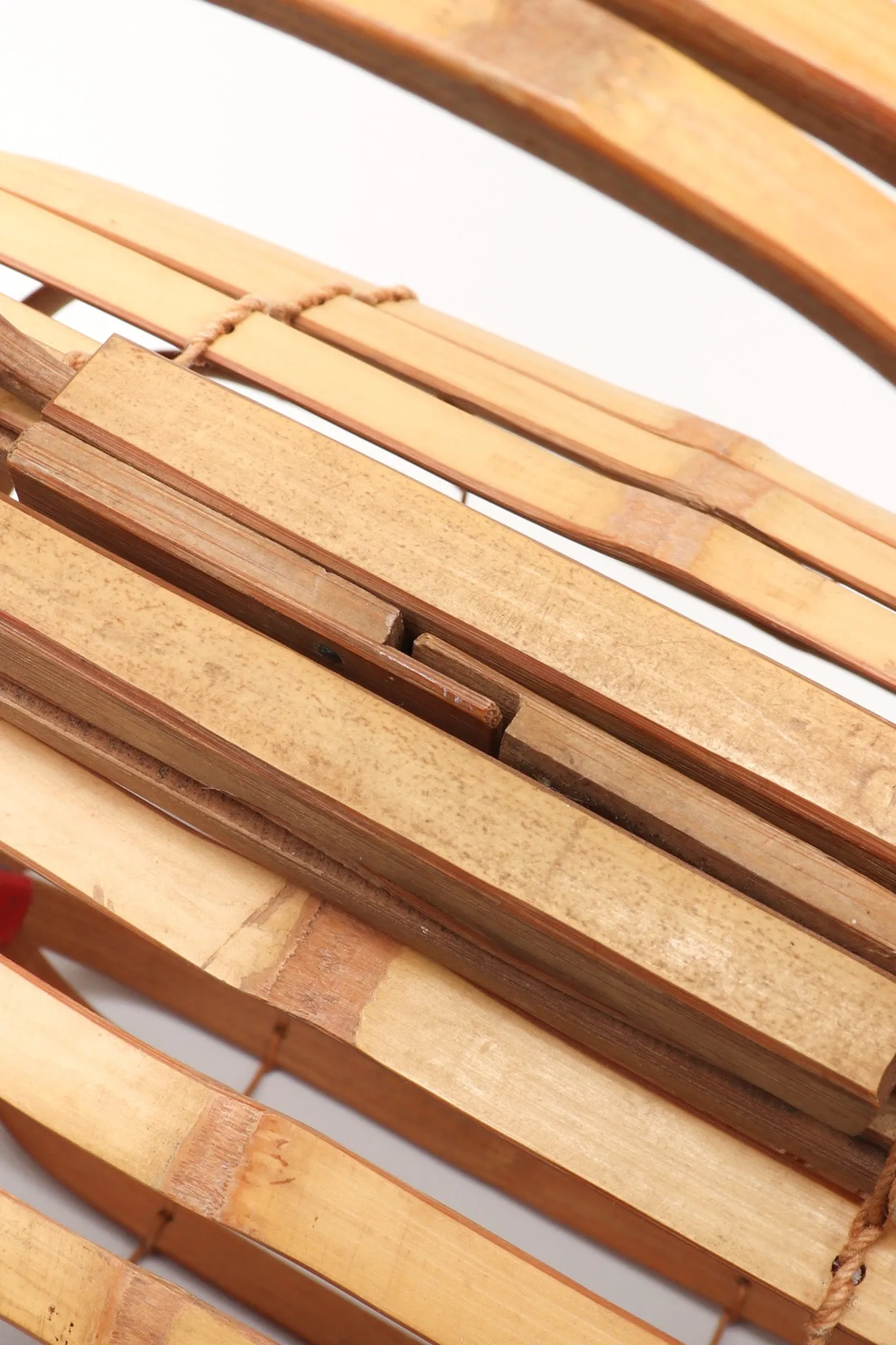 Accordion Bamboo Basket Bag