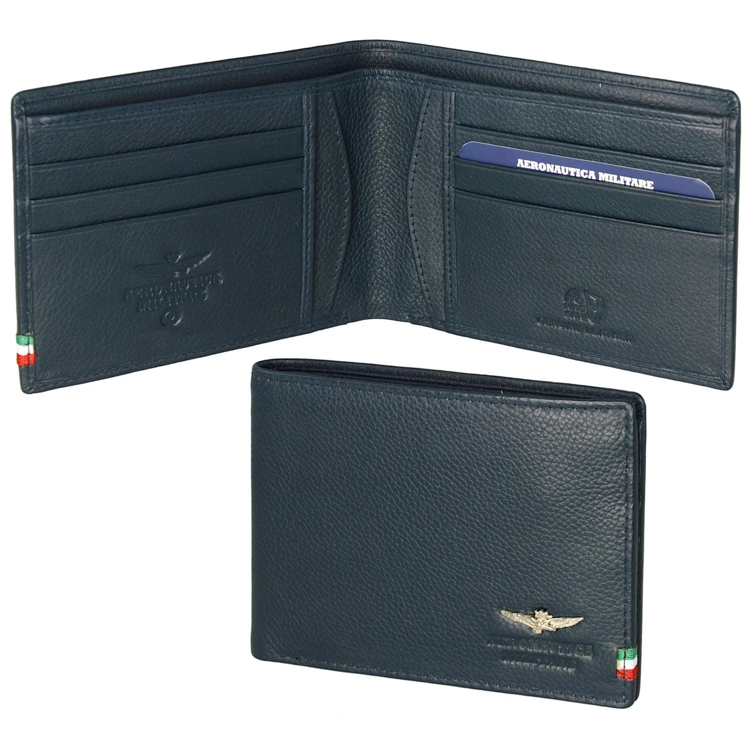 Air Force Military Wallet Flag Credit Credit Art Leather