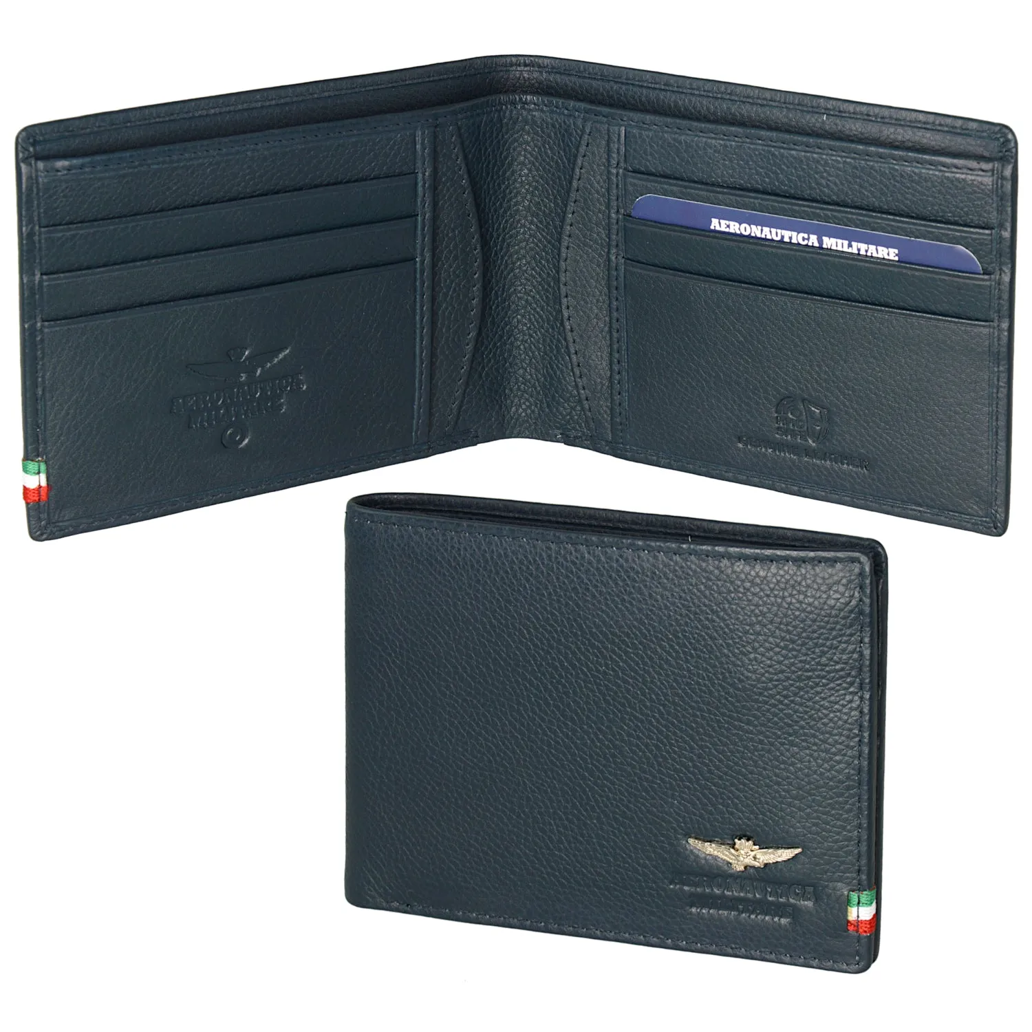 Air Force Military Wallet Flag Credit Credit Art Leather