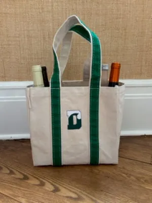 Bag - CB Station Four Bottle Wine Tote - Green