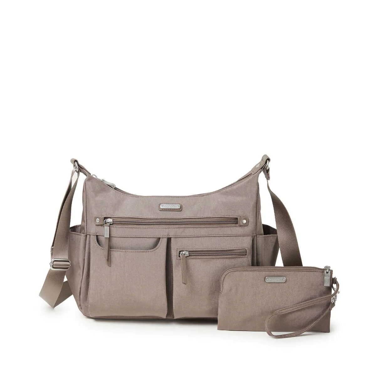 Baggallini Anywhere Large Hobo Tote with rfid phone wristlet