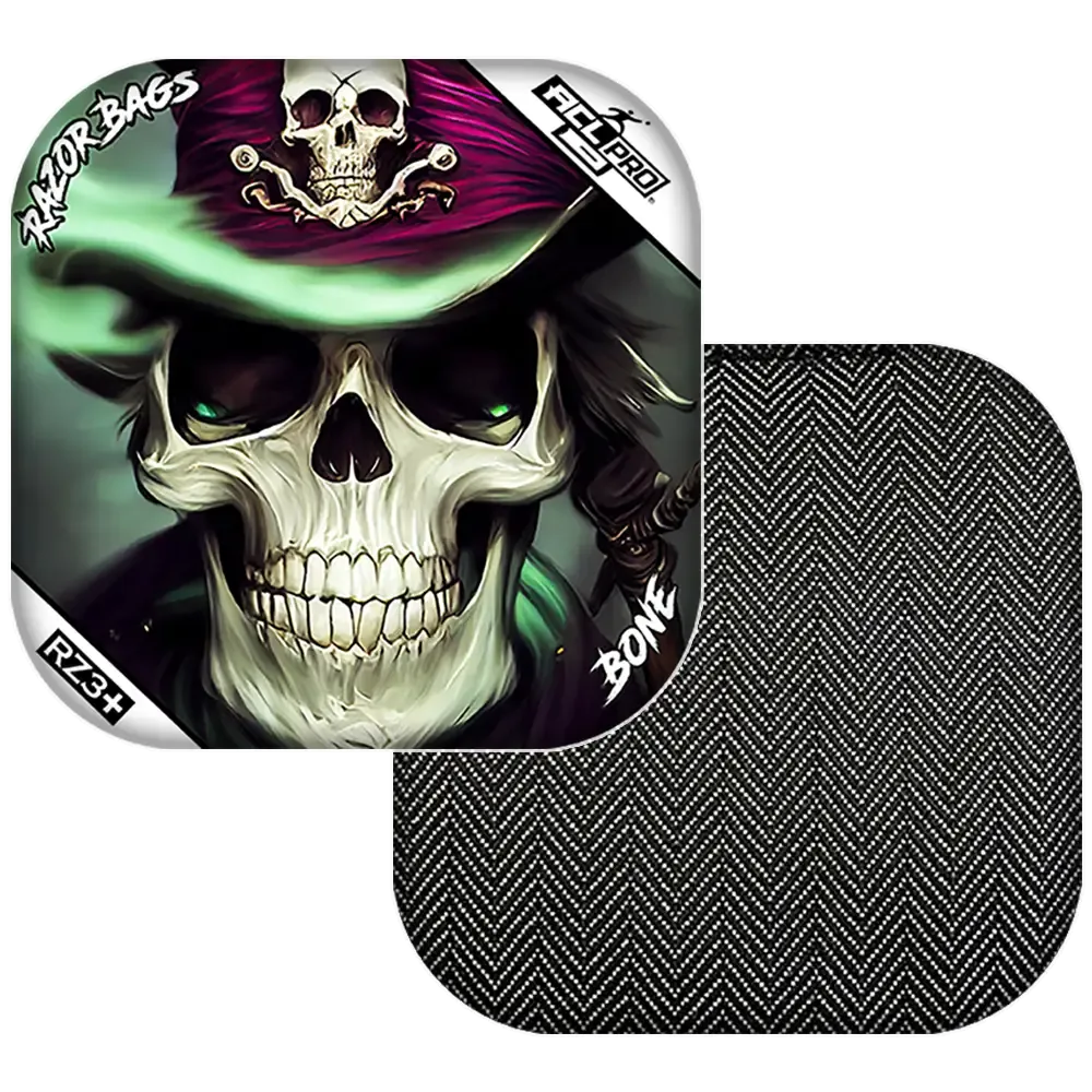 Bone | Pirate | ACL PRO Razor Cornhole Bags