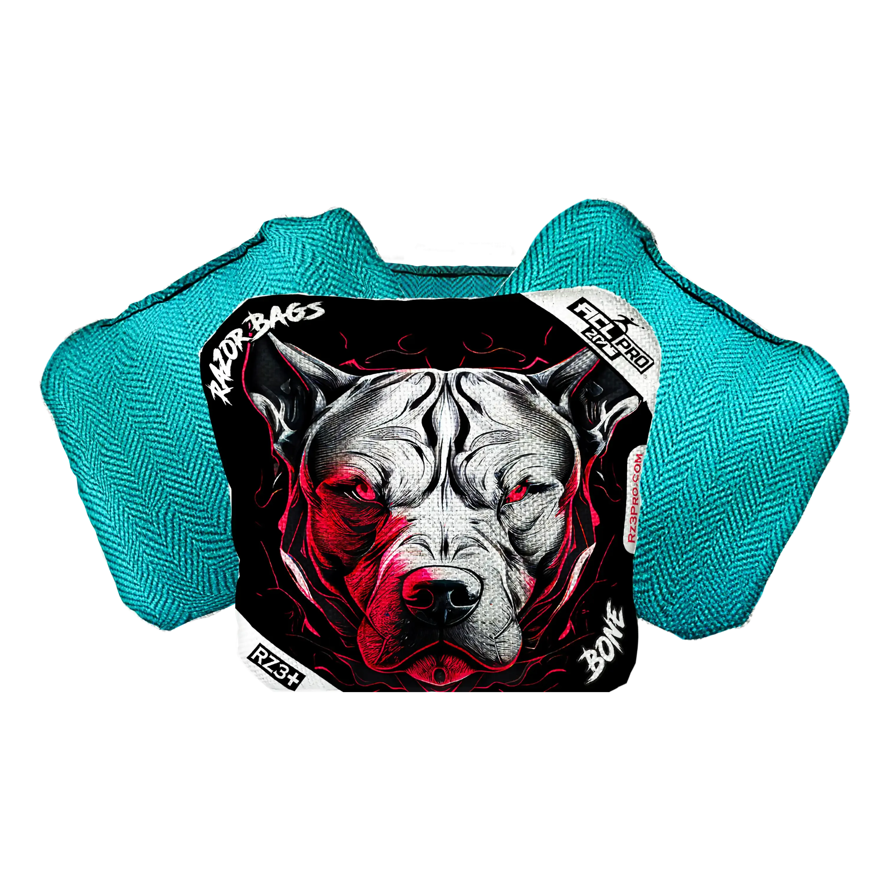 Bone | Pitbull Black Series | ACL PRO Razor Cornhole Bags