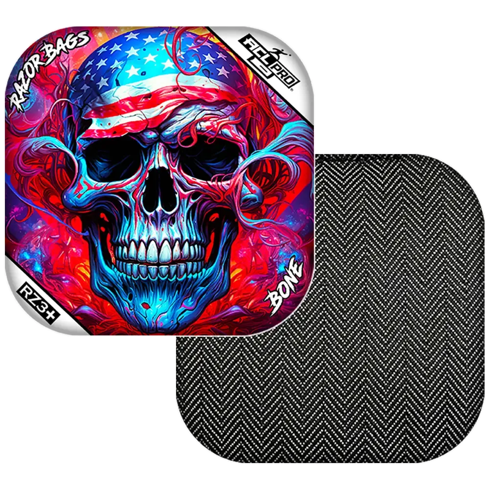 Bone | Skull Merica | ACL PRO Razor Cornhole Bags