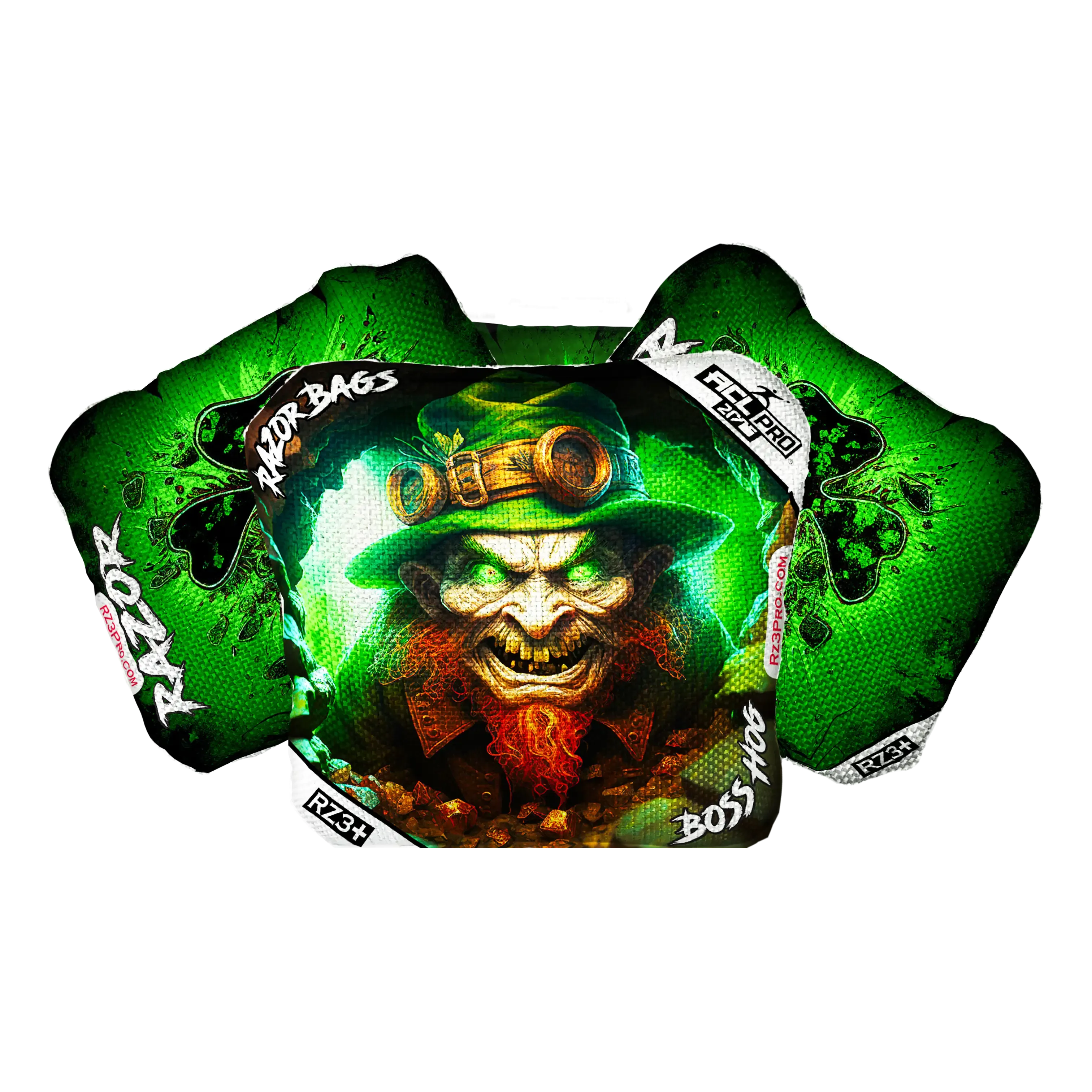 Boss Hog | Leprechaun Cave | ACL PRO Razor Cornhole Bags