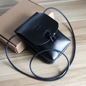 Brown Leather Phone Crossbody Bag Womens Cell Phone Crossbody Bag Crossbody Bag Small Leather
