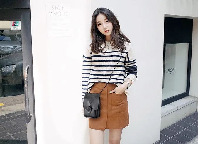 Brown Leather Phone Crossbody Bag Womens Cell Phone Crossbody Bag Crossbody Bag Small Leather