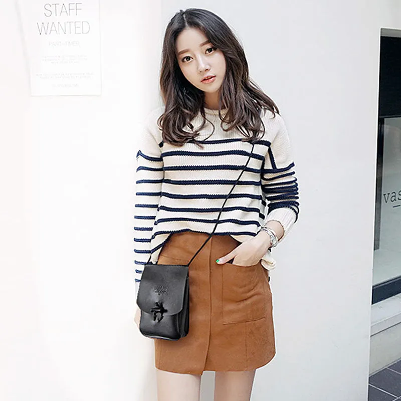 Brown Leather Phone Crossbody Bag Womens Cell Phone Crossbody Bag Crossbody Bag Small Leather