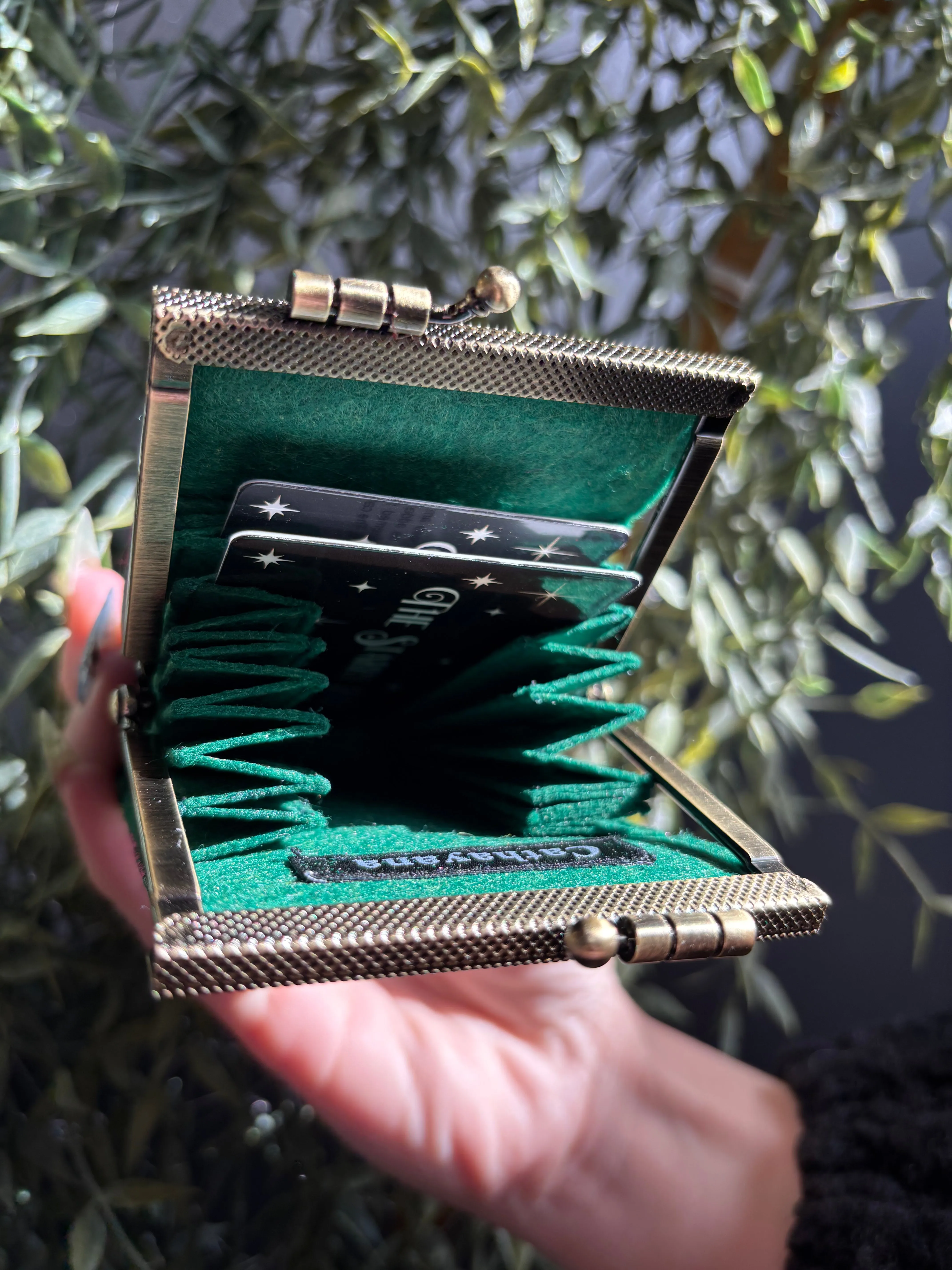 Card Holder   Wallet -  Bamboo Leaves