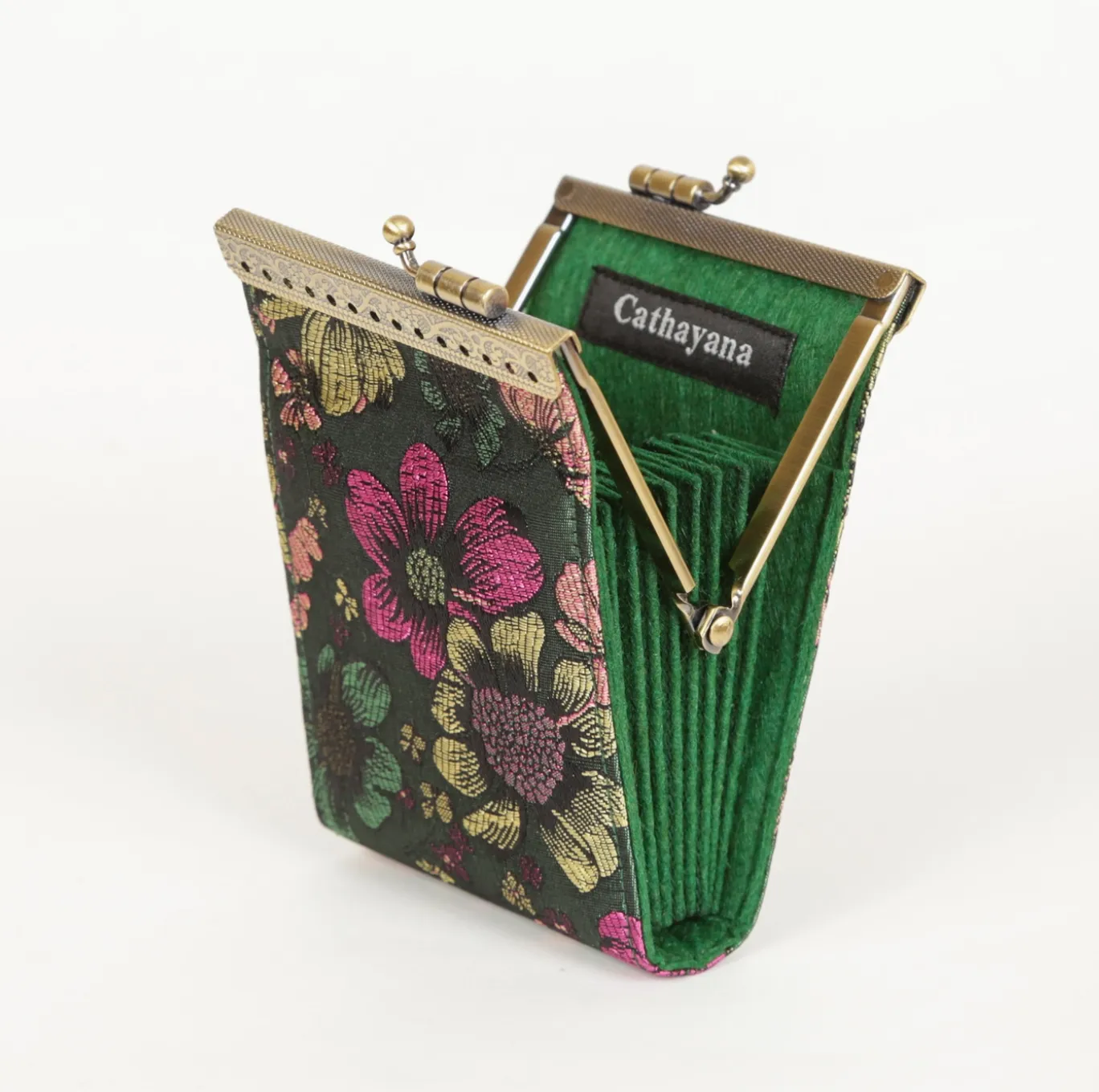 Card Holder   Wallet -  Bamboo Leaves