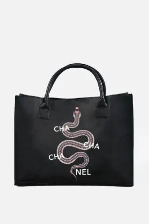 Cha Cha Cha Nel Leather Tote
