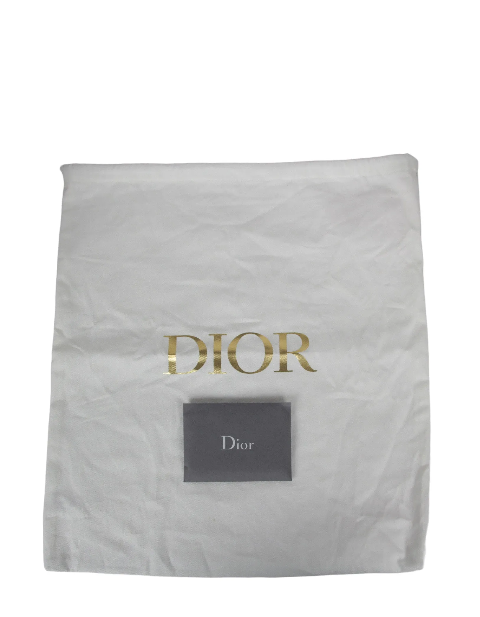 Christian Dior 2023 White/Gold Embroidered Canvas Medium Lady Dior