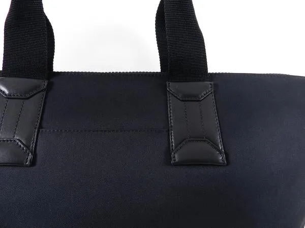 Christian Dior Homme Pre-fall 2017 New Wave black nylon zip top tote bag