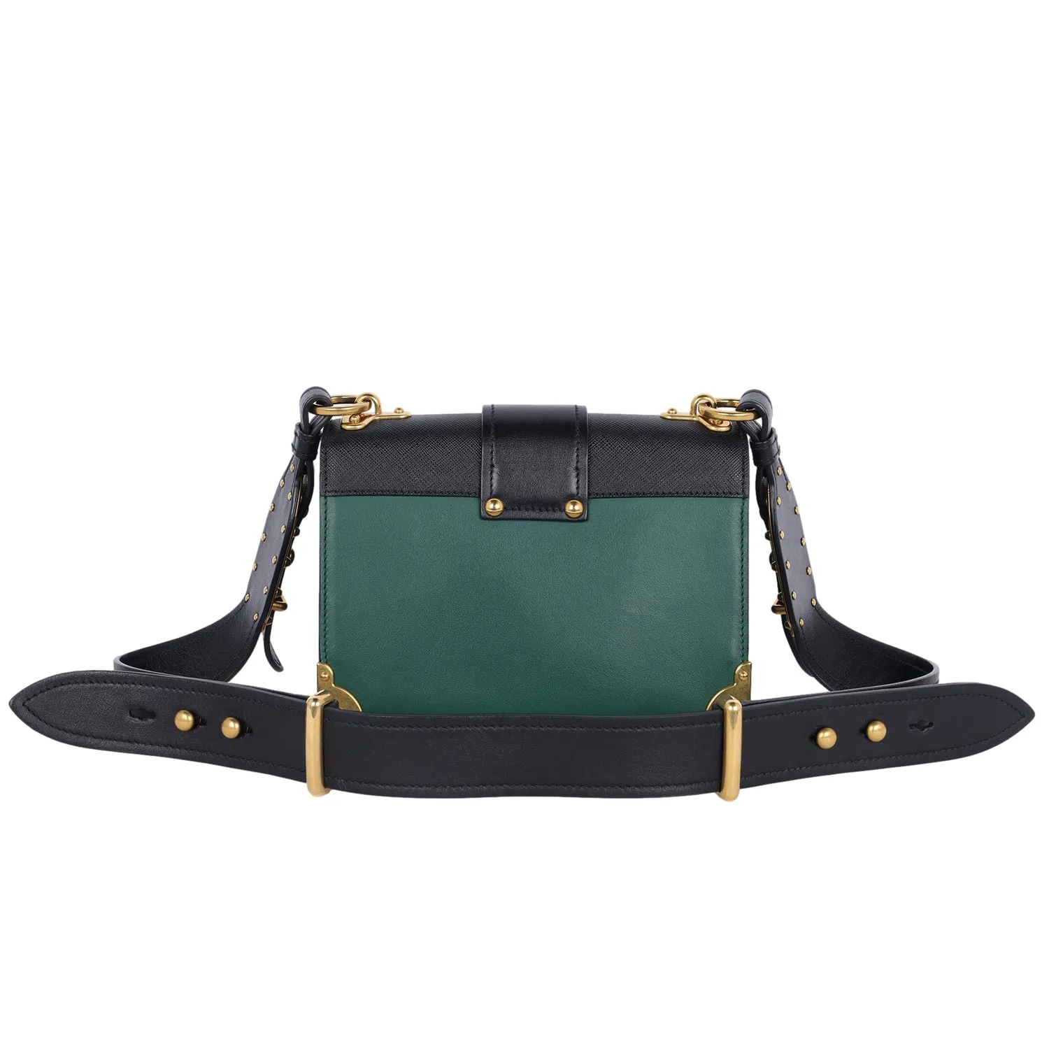 City Calf Saffiano Cahier Bag Biliardo Black
