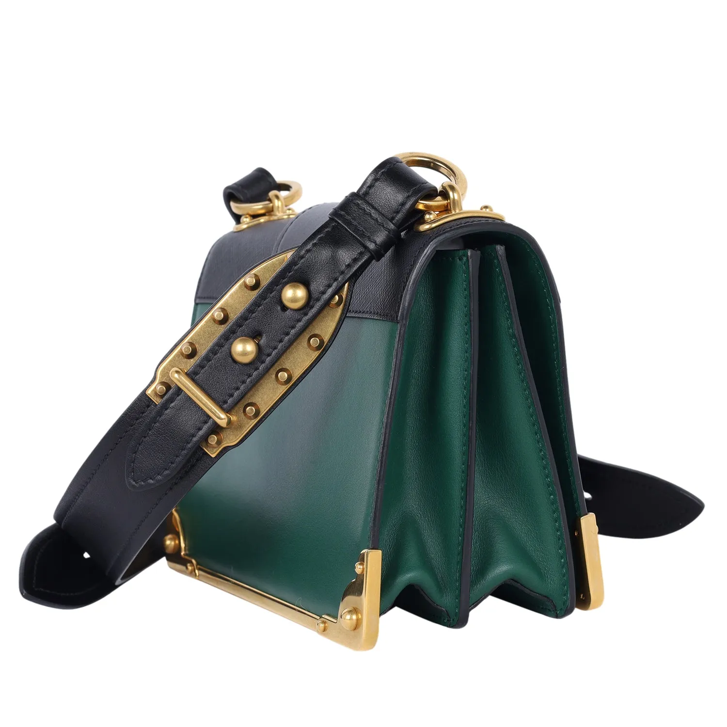 City Calf Saffiano Cahier Bag Biliardo Black