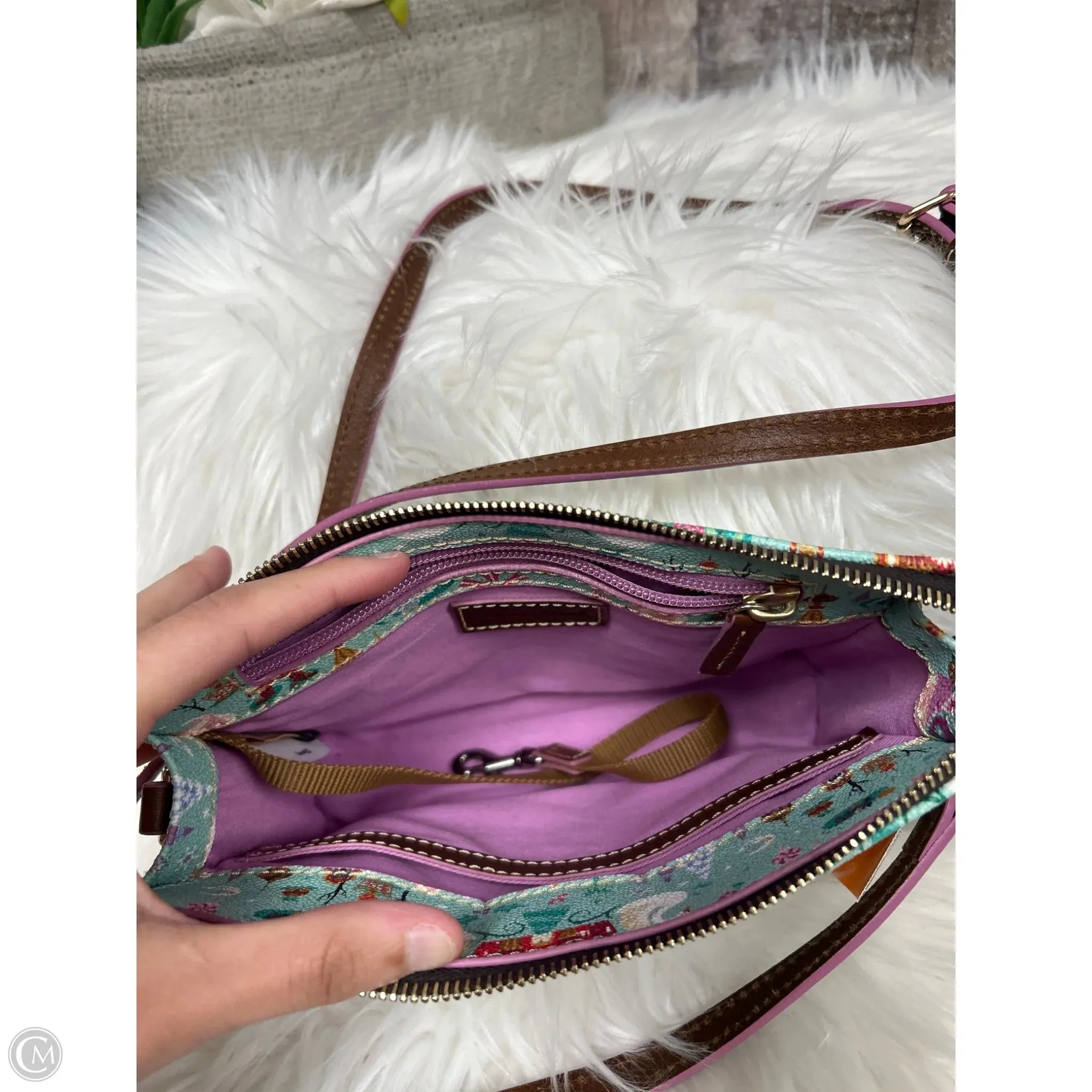 Crossbody Designer By Dooney And Bourke, Size: Small