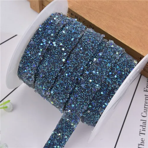 Crystals Rhinestone Ribbon Applique