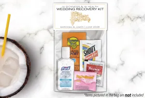 Destination Wedding Recovery Kit Bag & Topper - Mandala Map