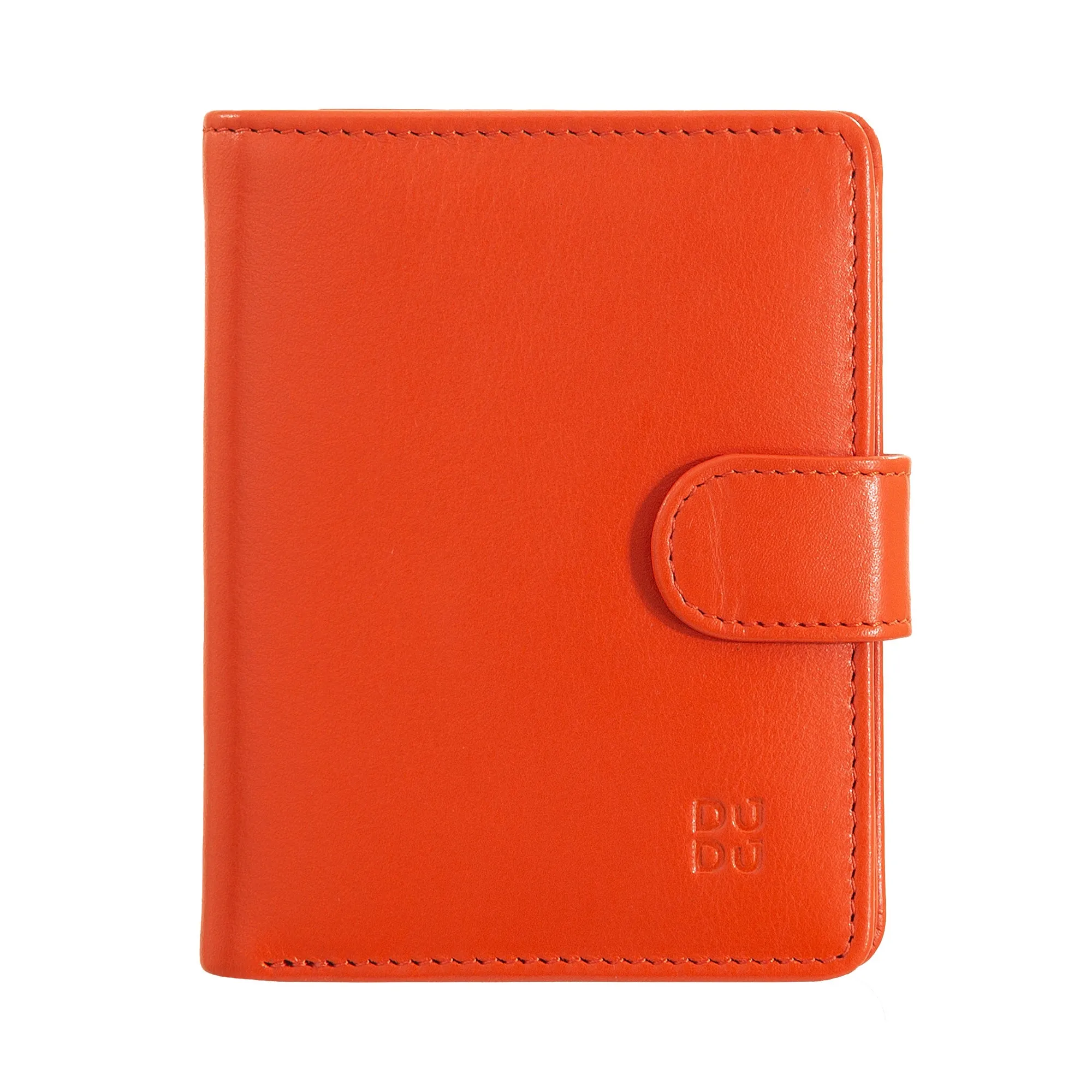 Dudu Women's Wallet in Vera Little Leather Leather Rfid Leather with Crescete Hinge Door Banknotes, External Closure
