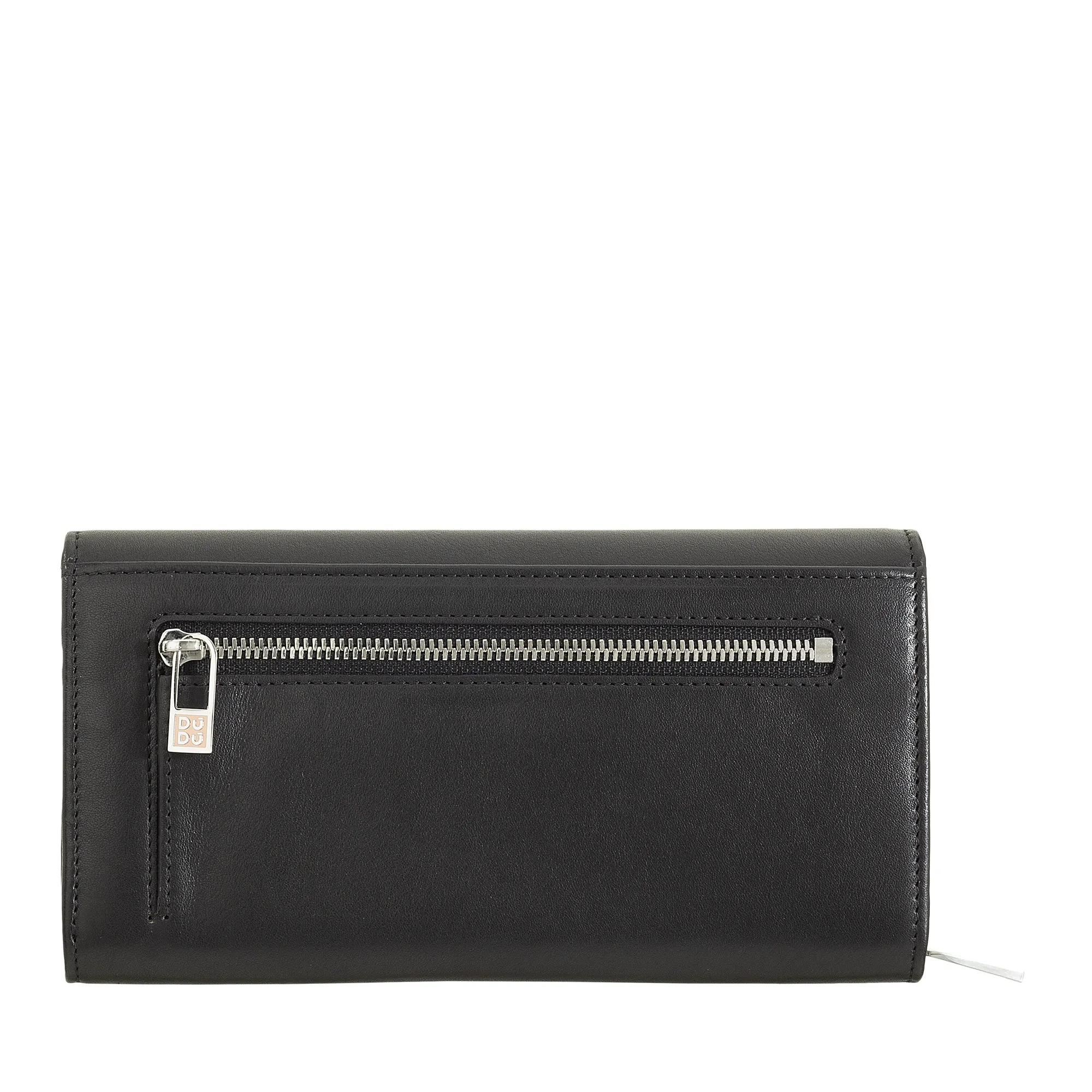 DUDU WOMEN'S WOMEN'S LEATHER RFID DESIGN LONG LONG WITH ZIP CARD ZIP HOODS AND CLOSURE BROOK