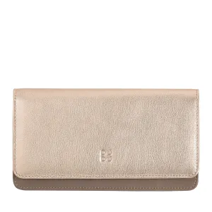 DUDU WORLD WORLD WOMEN IN MULTICOLOR SOFT LEATHER RFID PUN