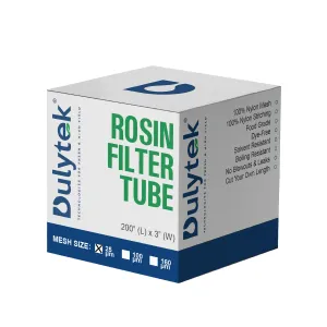 Dulytek®  Premium Nylon Rosin Filter Tube, 3" x 200" Roll, Various Micron Mesh Sizes Available