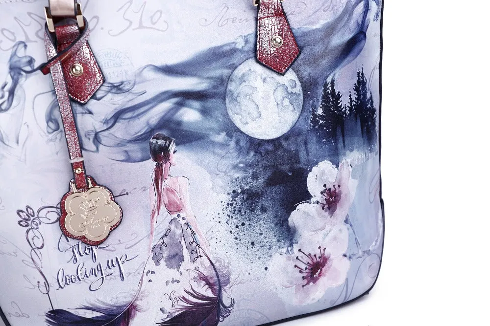 Fairy Tale Vintage Handbag with Shoulder Strap [BE8602]