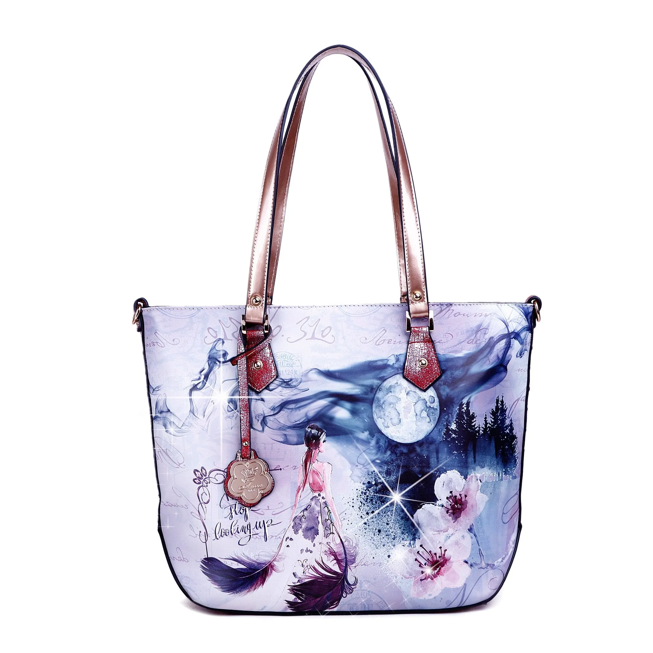 Fairy Tale Vintage Handbag with Shoulder Strap [BE8602]