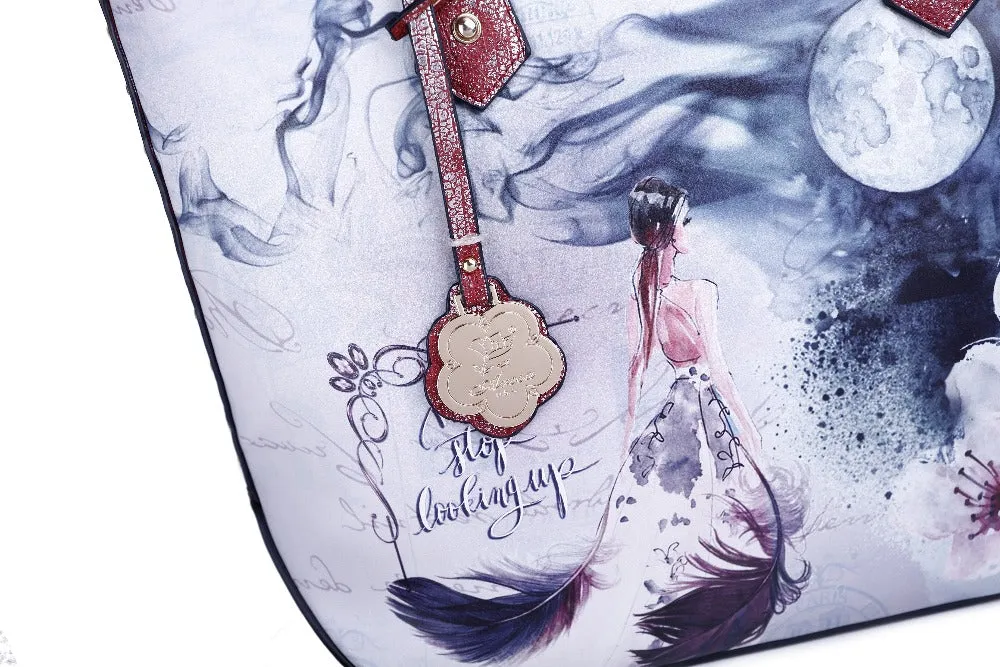 Fairy Tale Vintage Handbag with Shoulder Strap [BE8602]