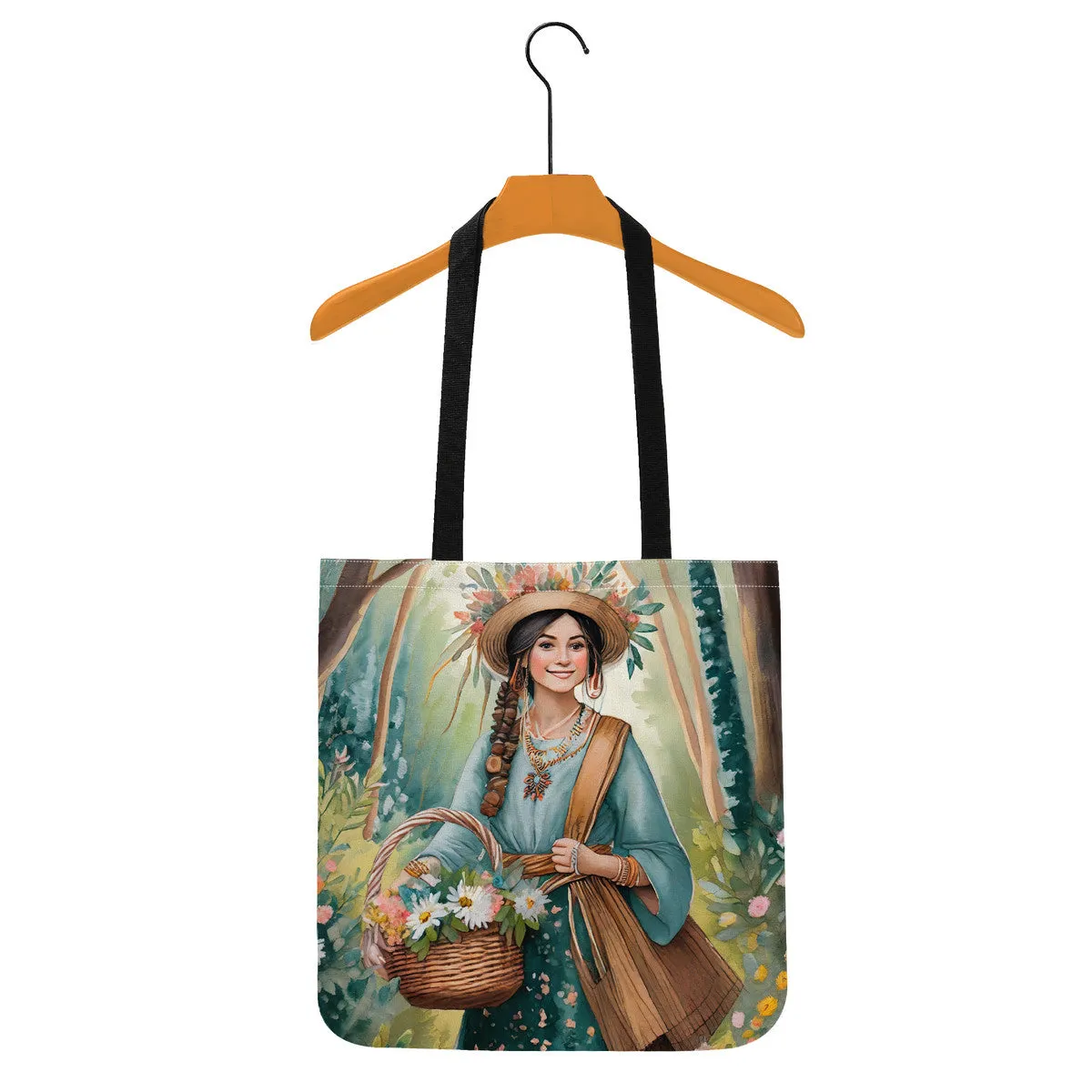 Faith - A Woodland Gatherer Cloth Shopping Tote