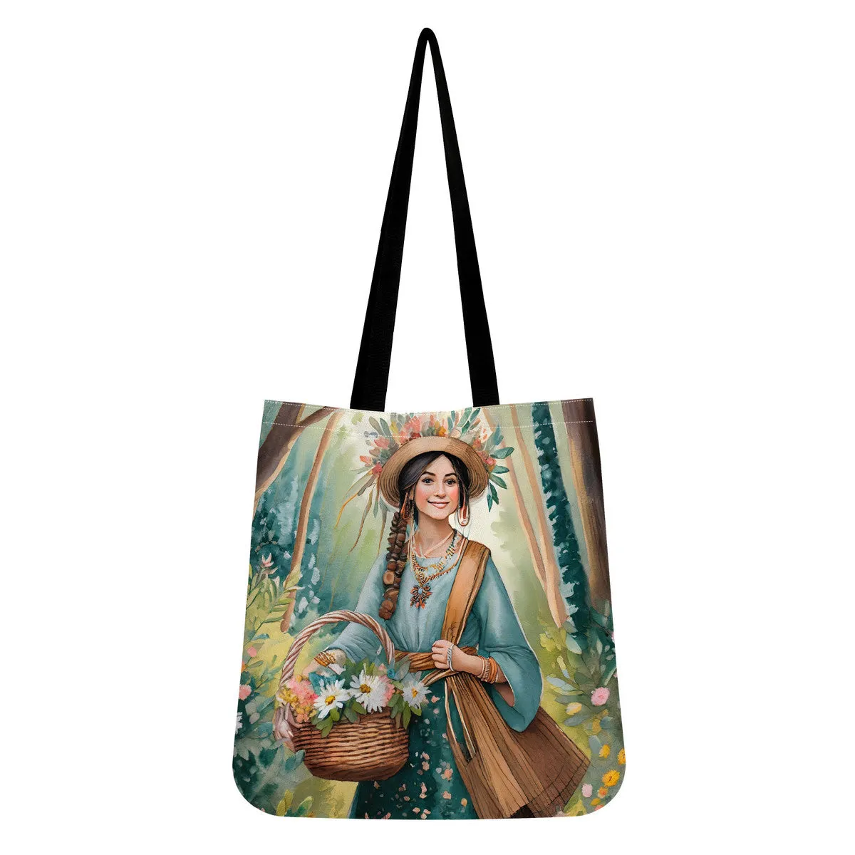 Faith - A Woodland Gatherer Cloth Shopping Tote