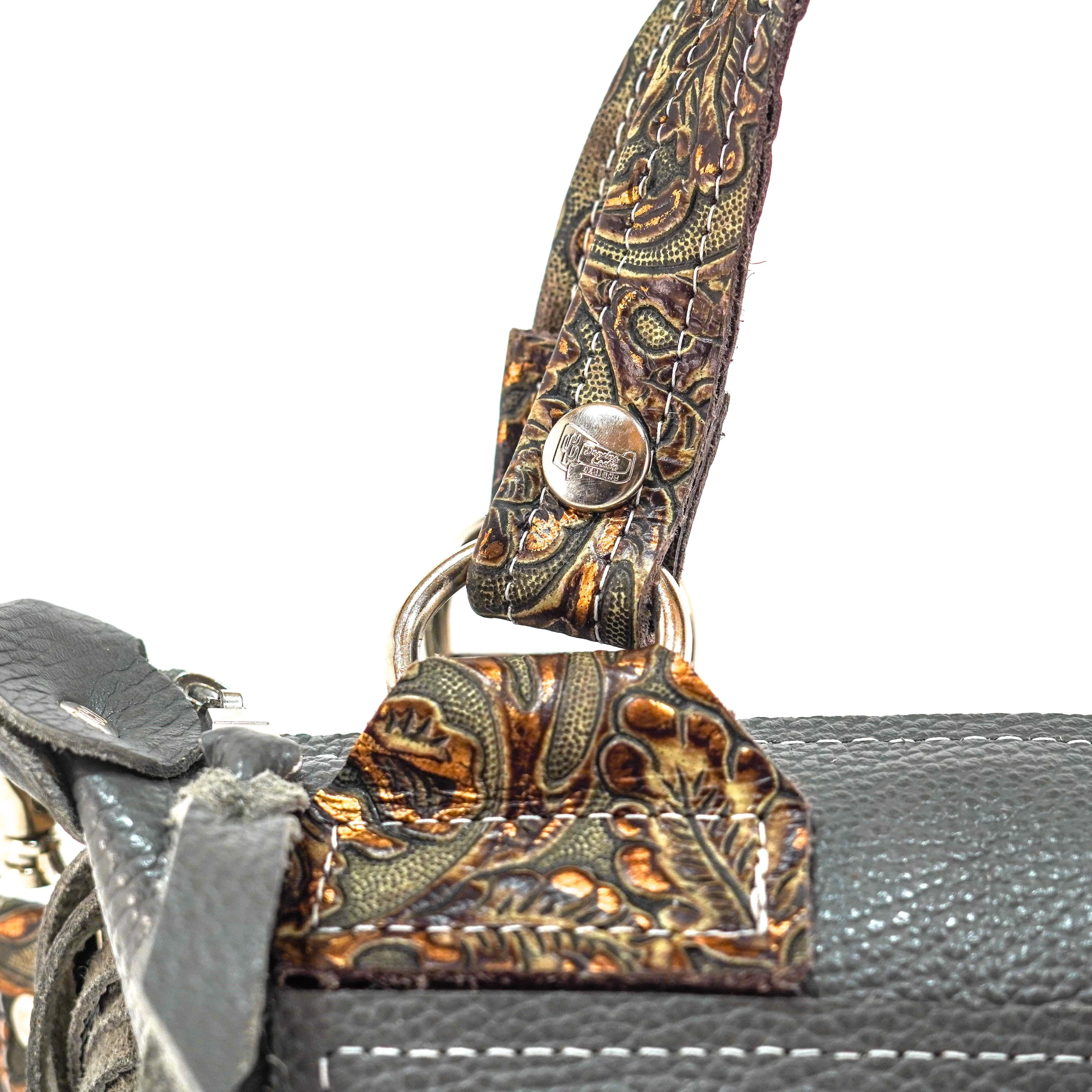 Fancy Annie - Brindle w/ Gilded Tool