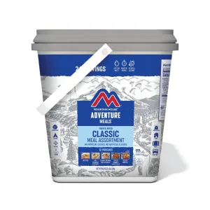Freeze Dried Backpacking & Camping Food 12 Pouches Classic Bucket
