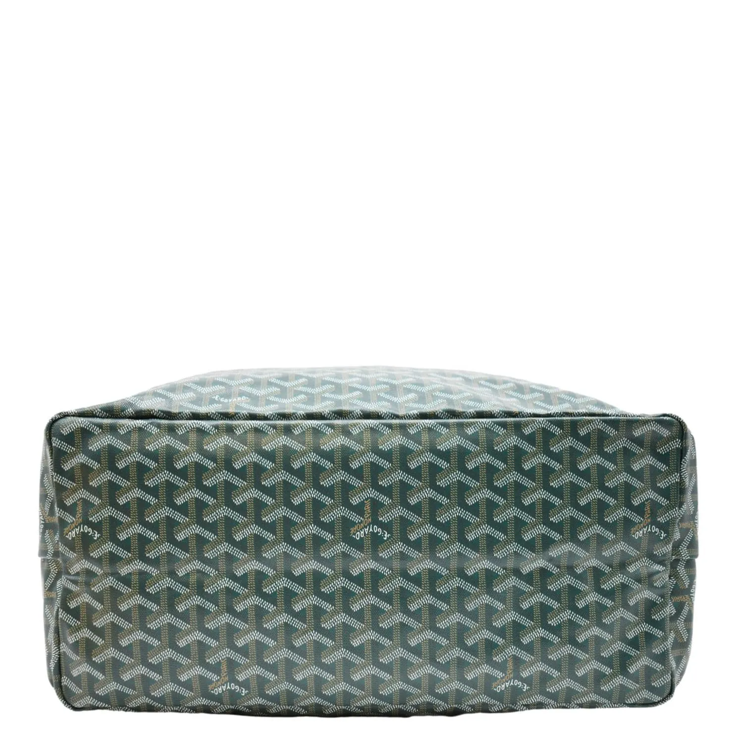 GOYARD Saint Louis GM Canvas Tote Bag Green