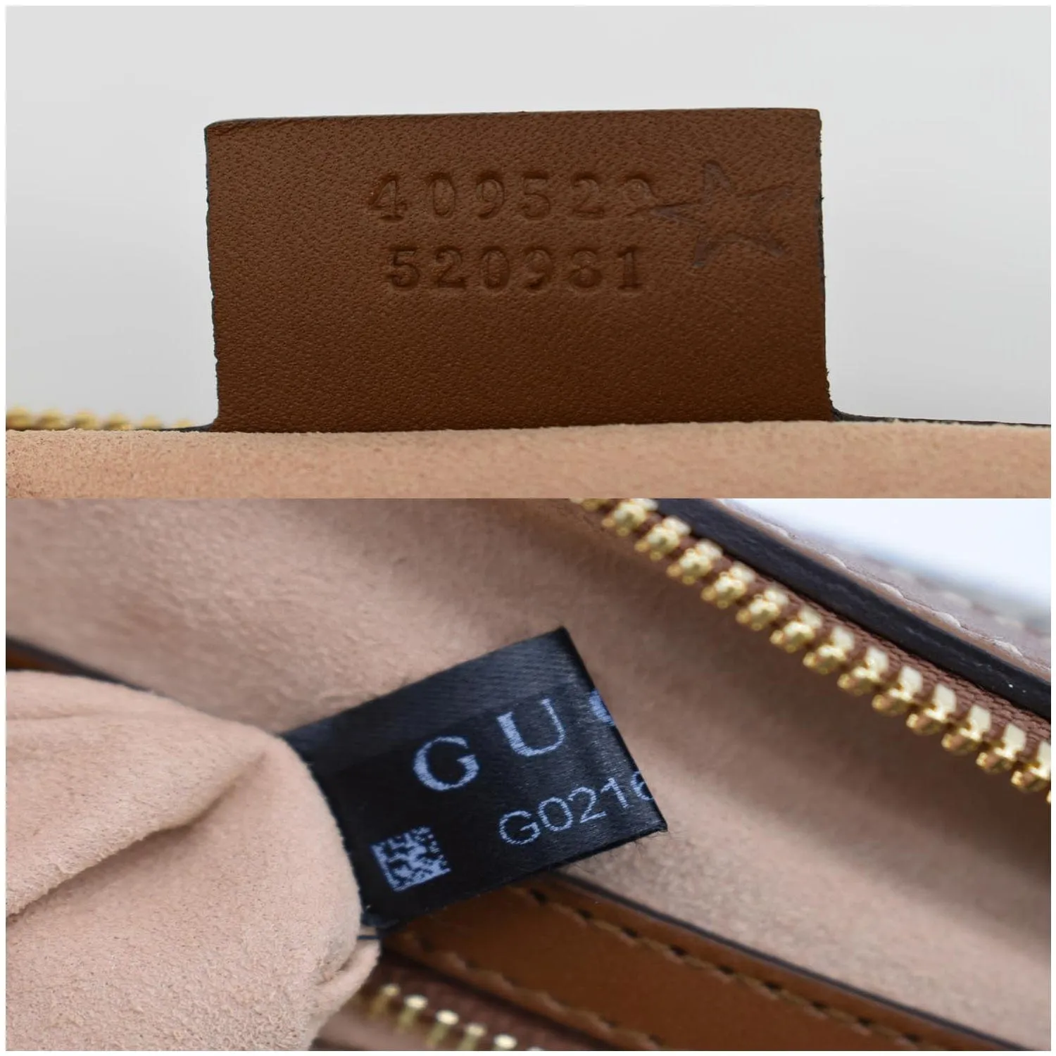 GUCCI Blind for Love Embroidered GG Supreme Canvas Boston Bag Maple Brown 409529