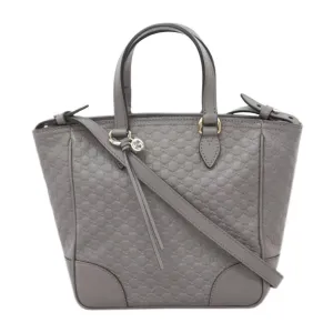 Gucci GG Microgussima Small Tote Crossbody in Graphite