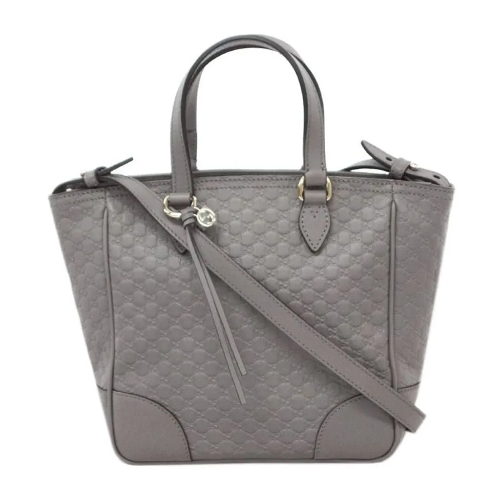Gucci GG Microgussima Small Tote Crossbody in Graphite