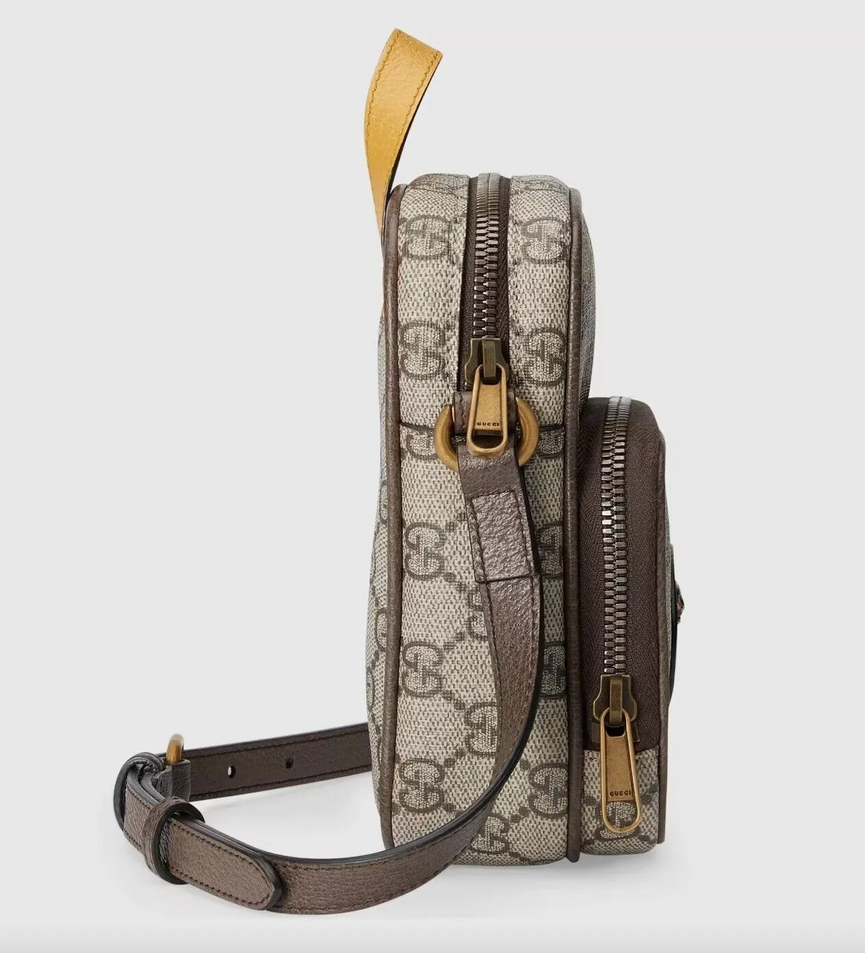 Gucci Neo Vintage Logo Mini Beige Ebony GG Brown Italy Shoulder Bag Handbag New