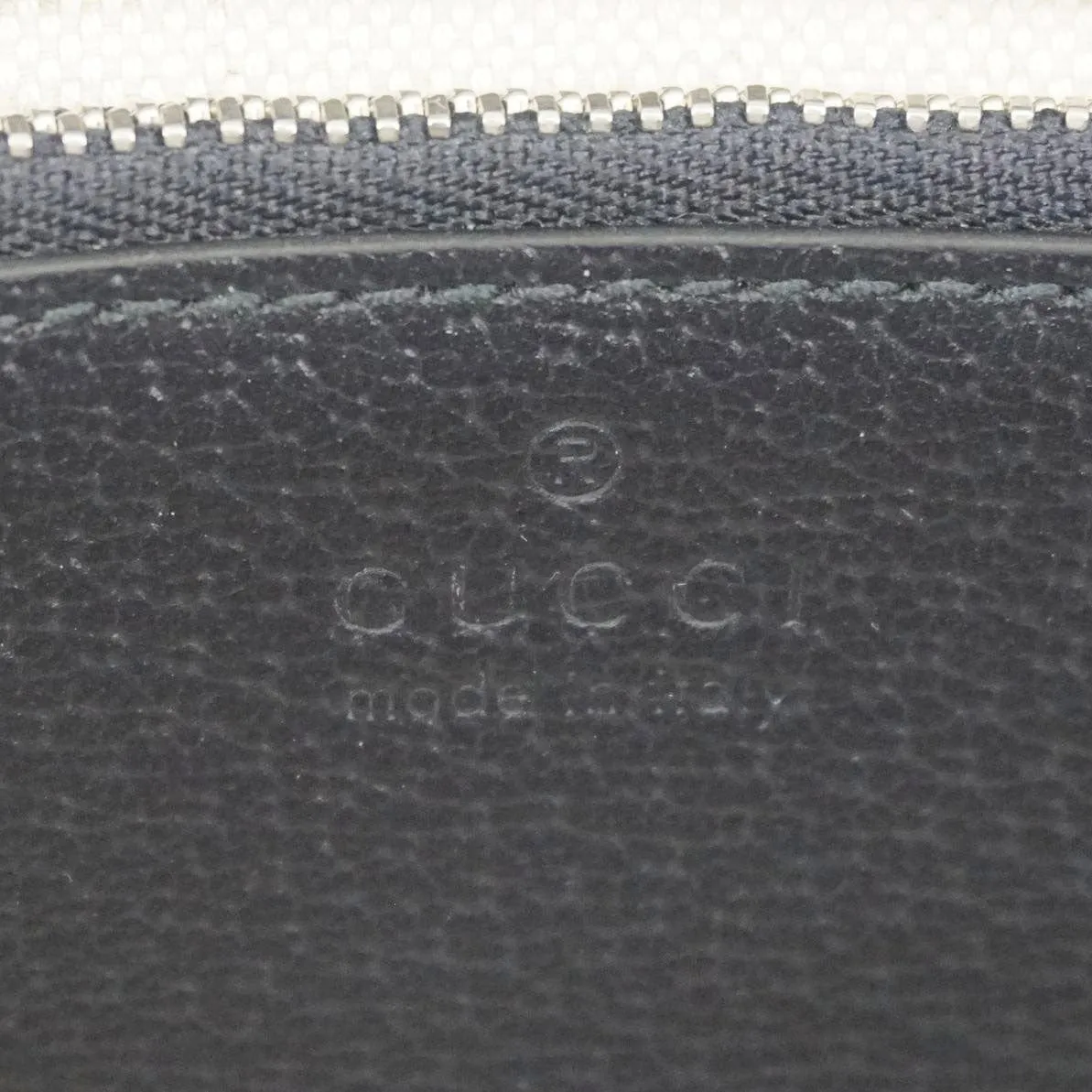 GUCCI Ophidia Super Mini GG Supreme Canvas Shoulder Bag Navy Blue 795466