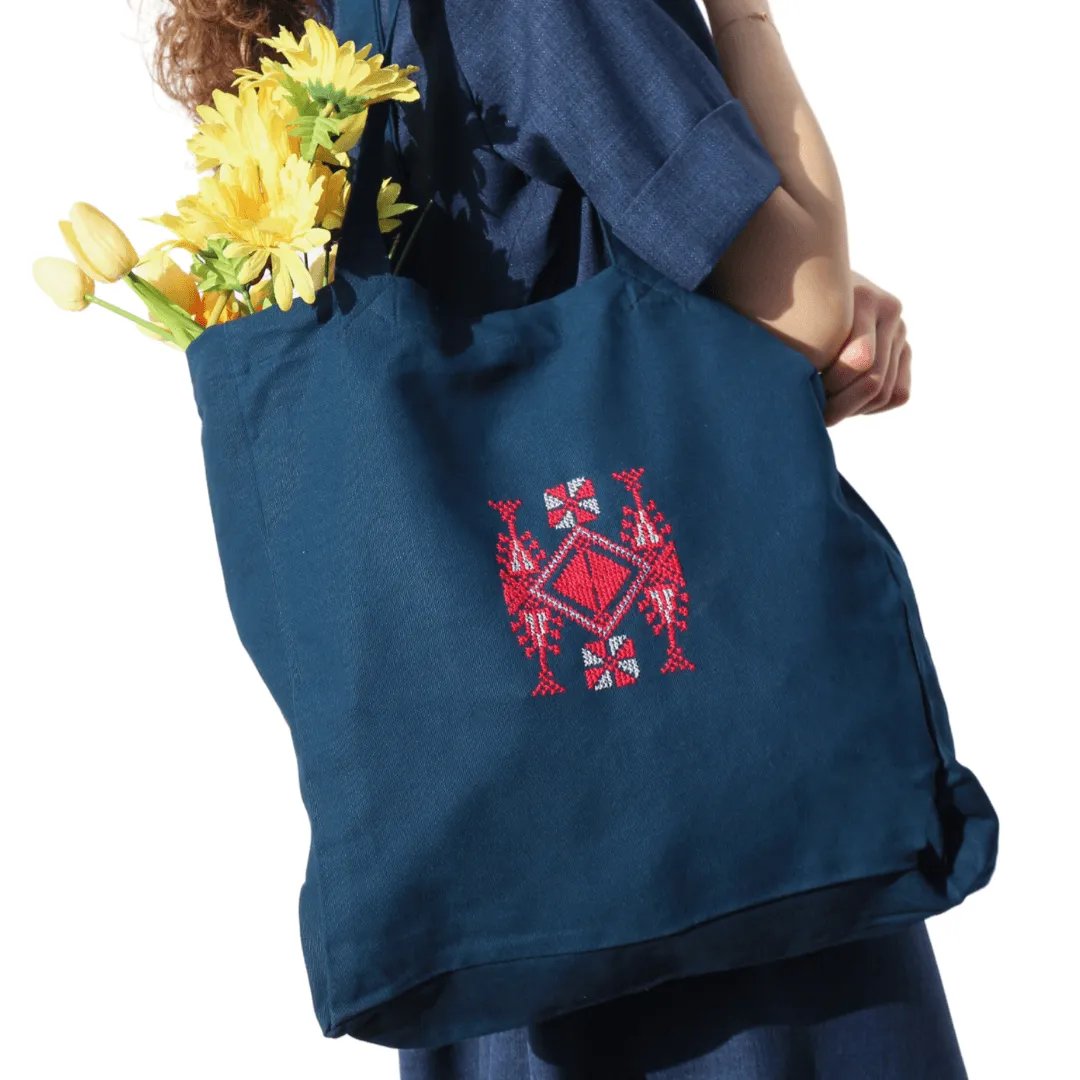 Hand-Embroidered Tote Bags - Made by Refugees