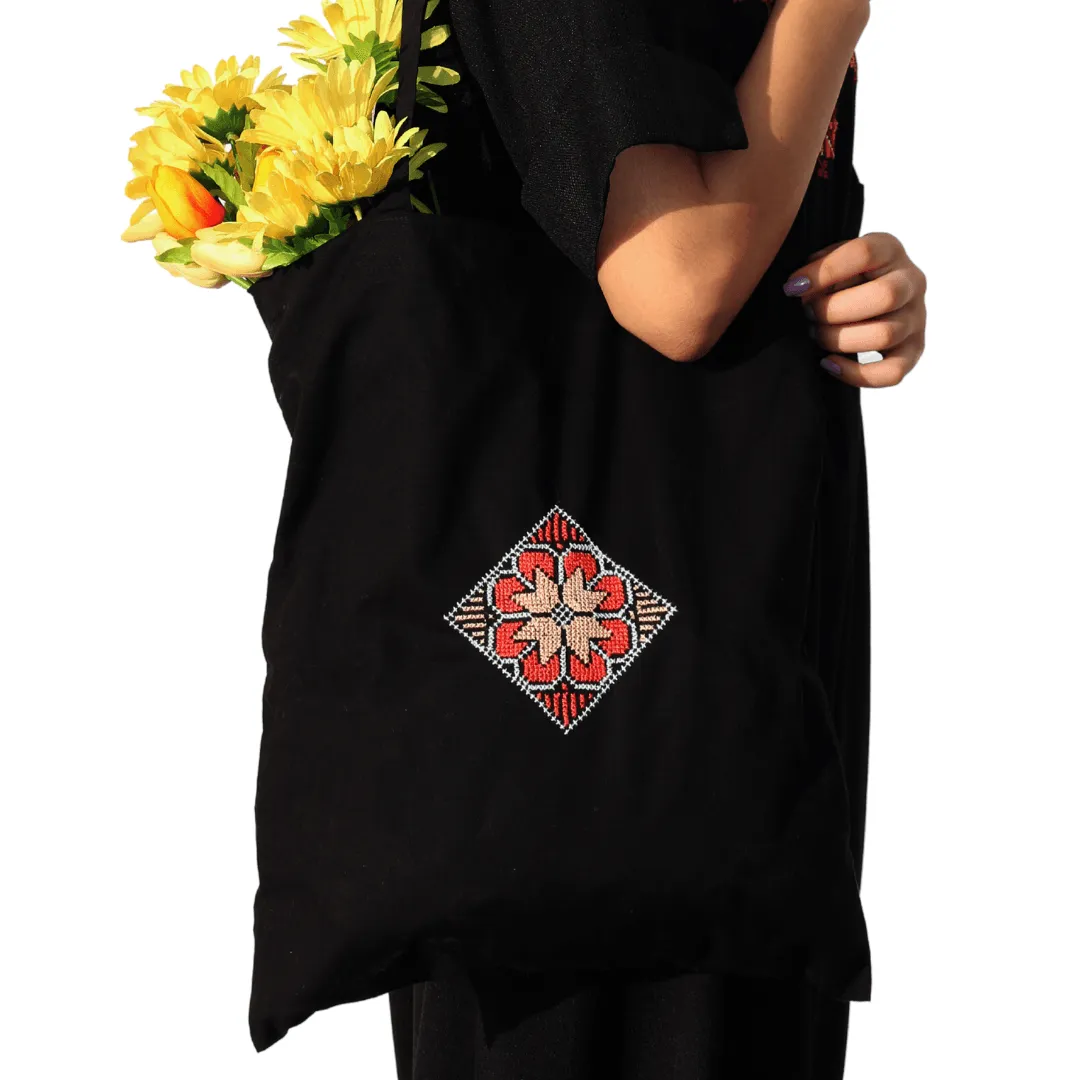 Hand-Embroidered Tote Bags - Made by Refugees