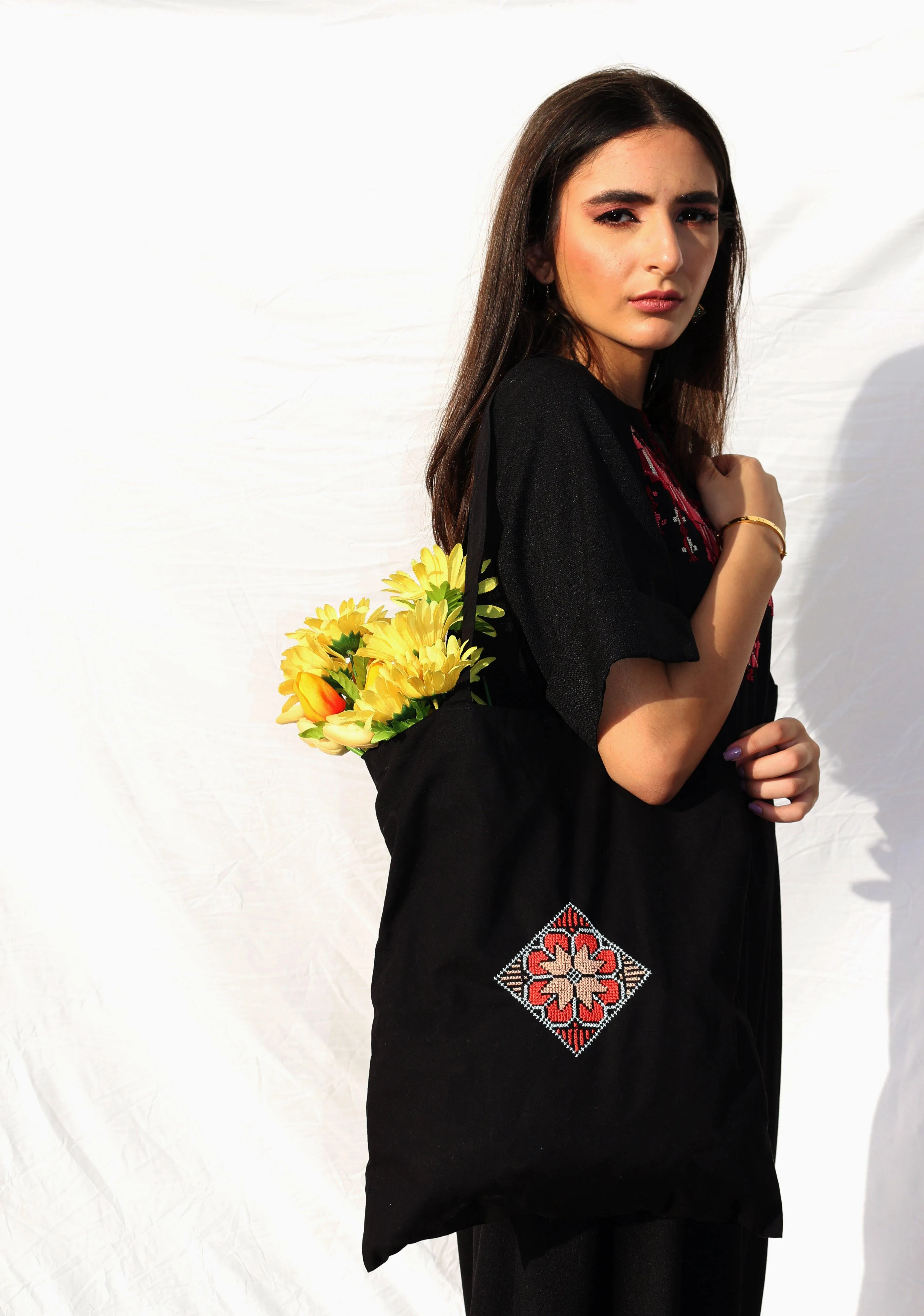 Hand-Embroidered Tote Bags - Made by Refugees