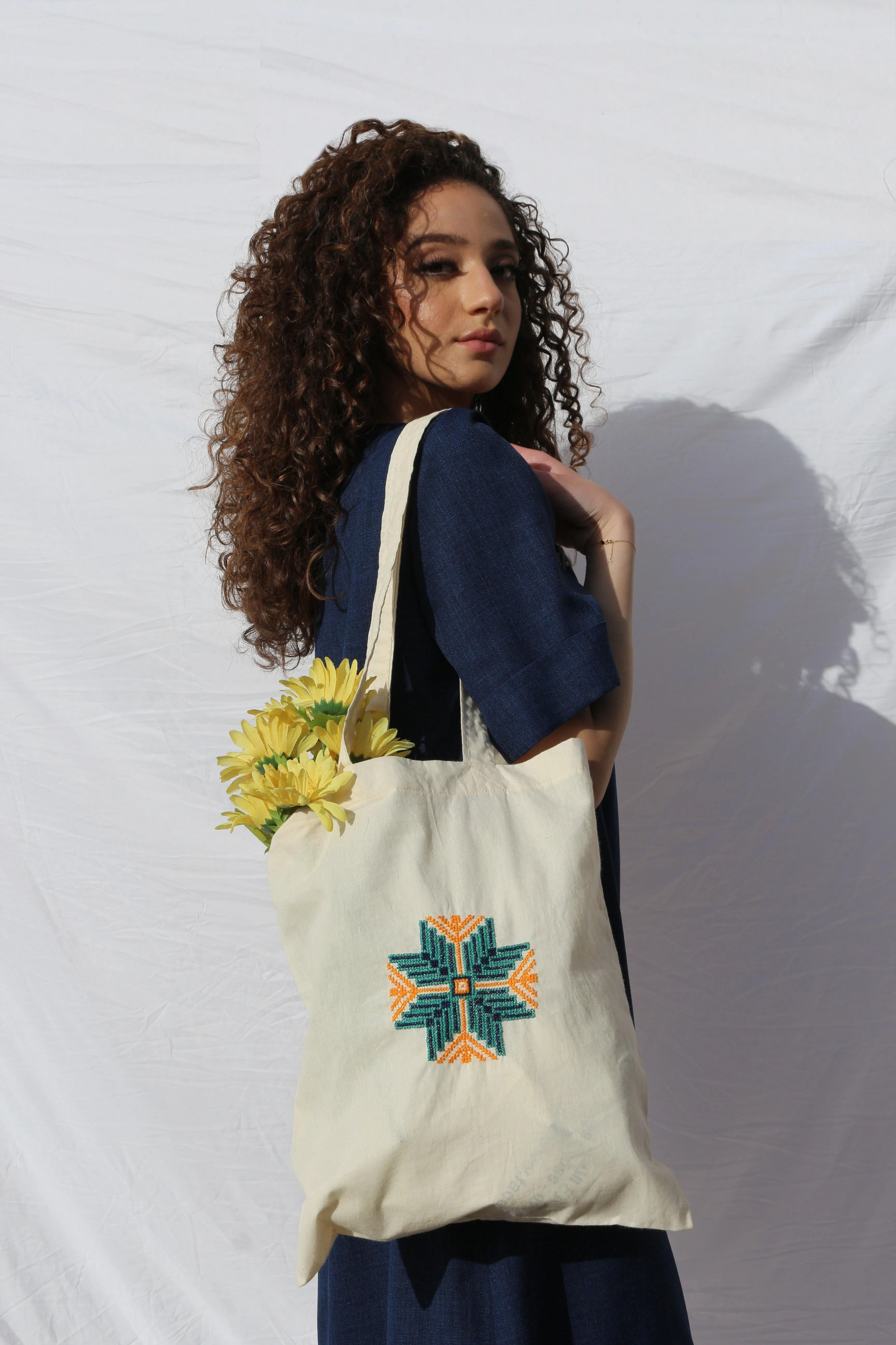 Hand-Embroidered Tote Bags - Made by Refugees