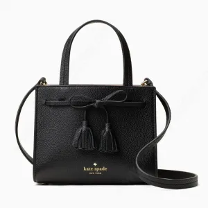 Hayes Street Small Black Sam Satchel Bag