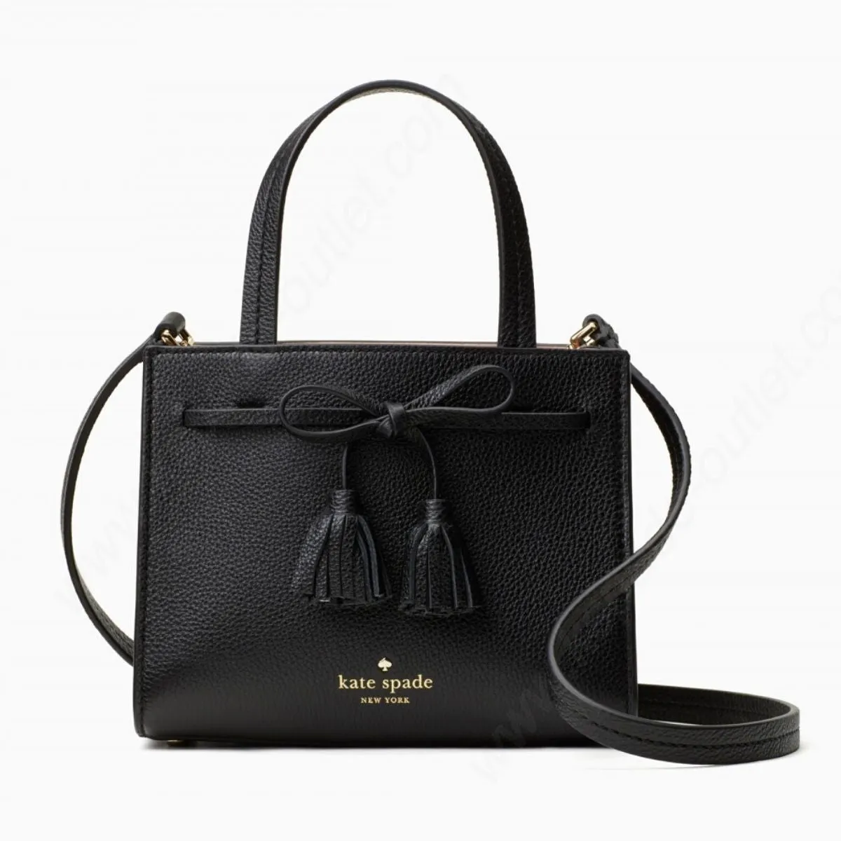 Hayes Street Small Black Sam Satchel Bag