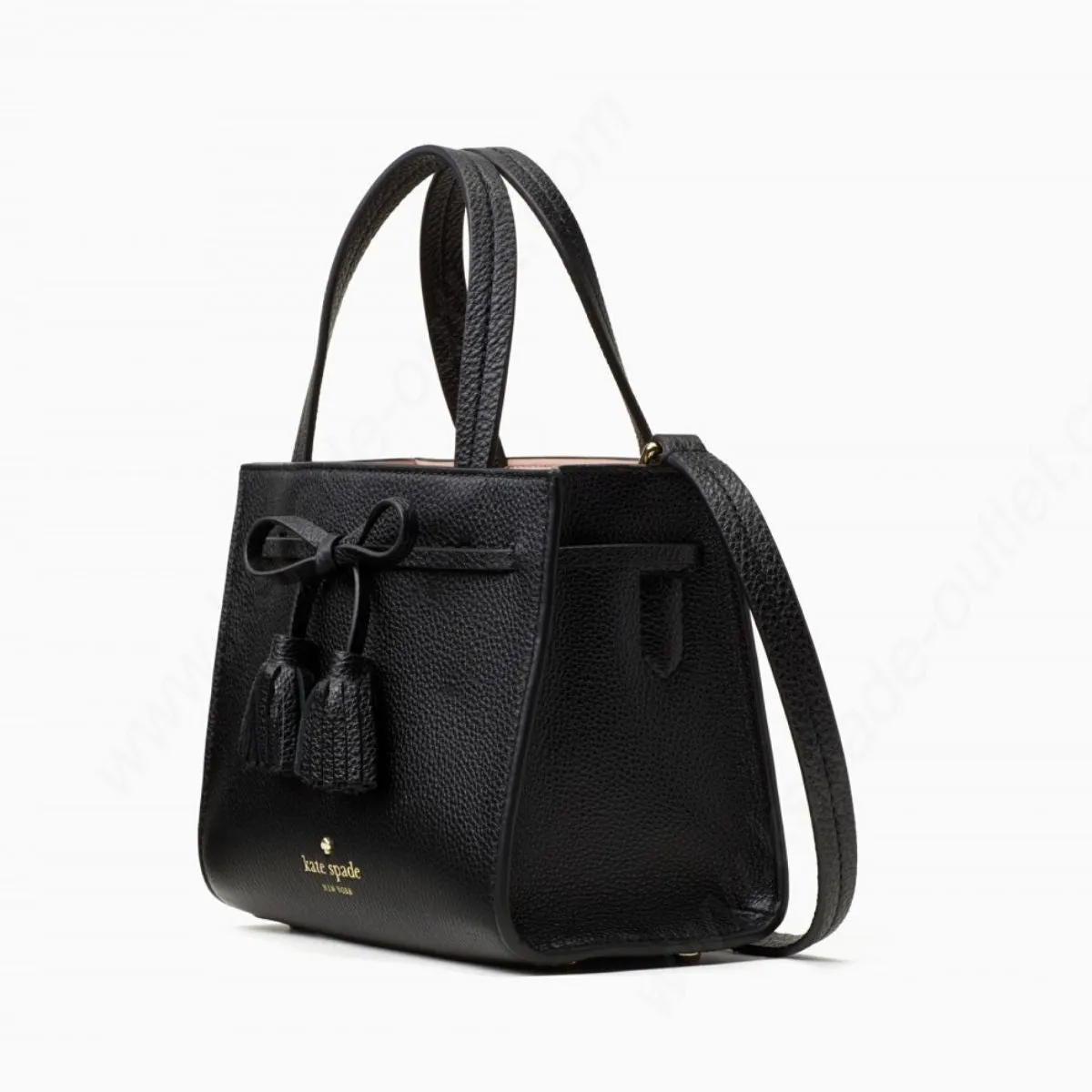 Hayes Street Small Black Sam Satchel Bag