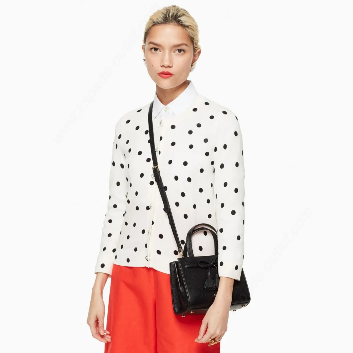 Hayes Street Small Black Sam Satchel Bag